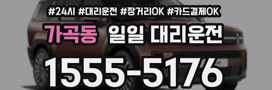 가곡동 일일 대리운전