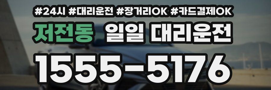 저전동 일일 대리운전
