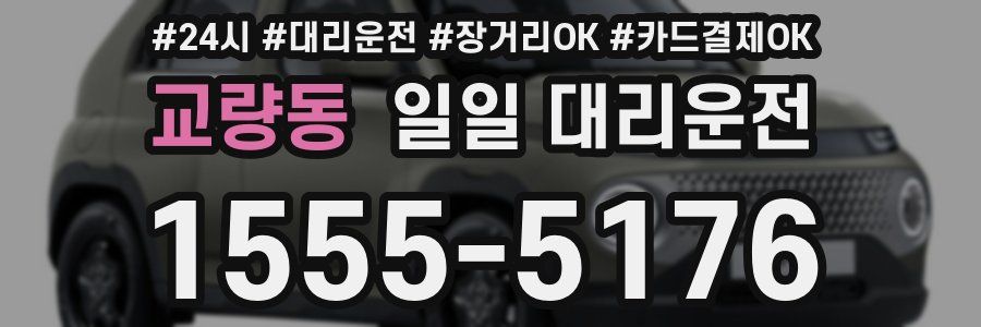 교량동 일일 대리운전