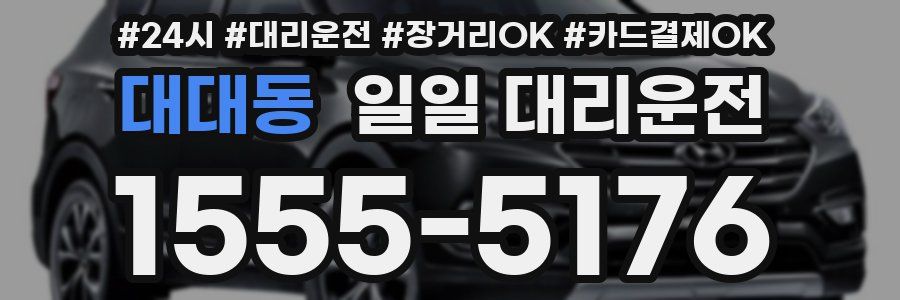 대대동 일일 대리운전