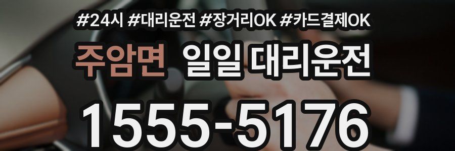 주암면 일일 대리운전