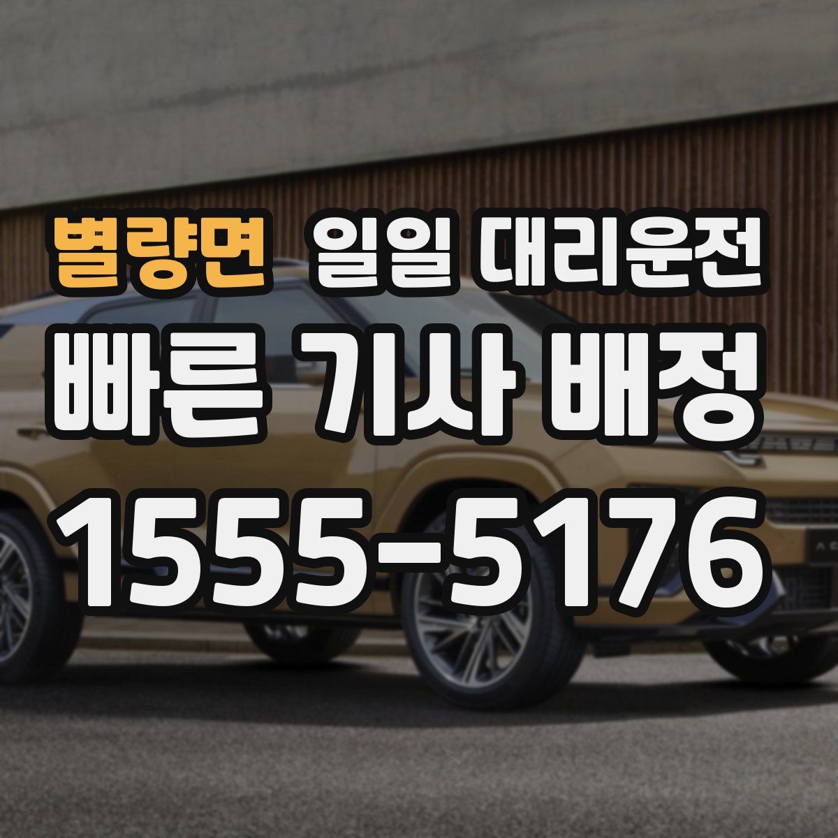 별량면 일일 대리운전