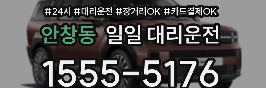 안창동 일일 대리운전