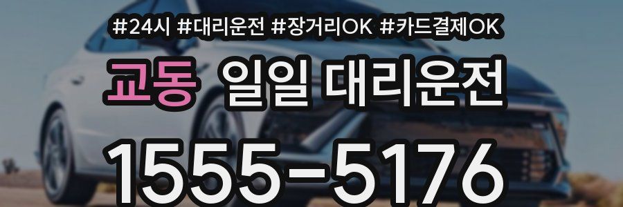 교동 일일 대리운전
