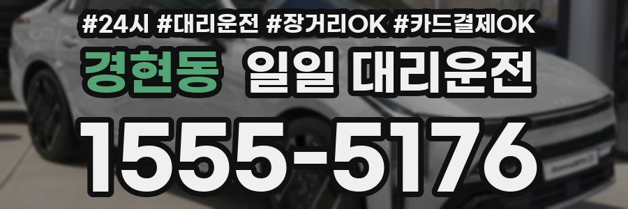 경현동 일일 대리운전