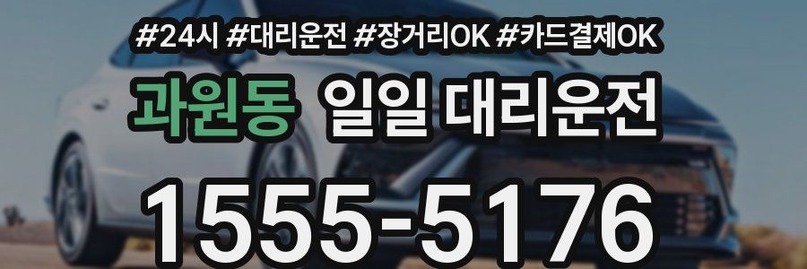 과원동 일일 대리운전