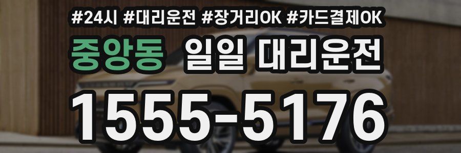 중앙동 일일 대리운전