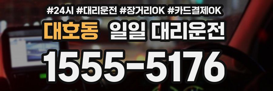 대호동 일일 대리운전