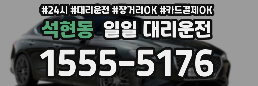 석현동 일일 대리운전
