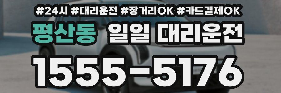 평산동 일일 대리운전
