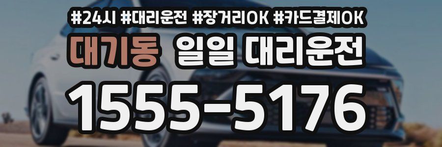 대기동 일일 대리운전