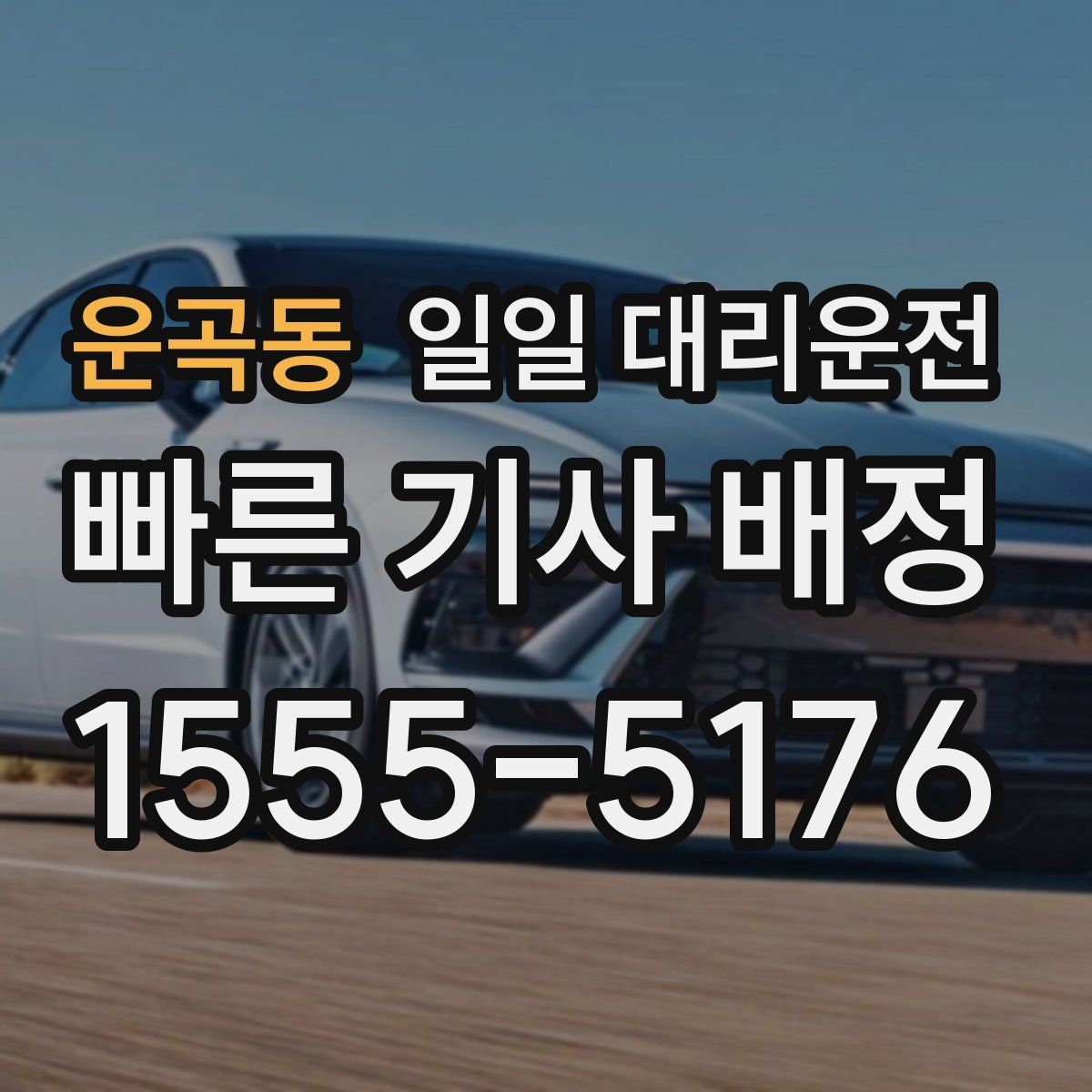 운곡동 일일 대리운전