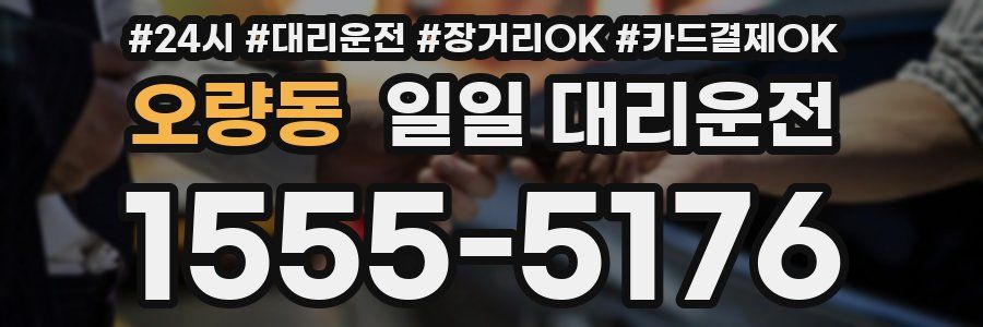 오량동 일일 대리운전
