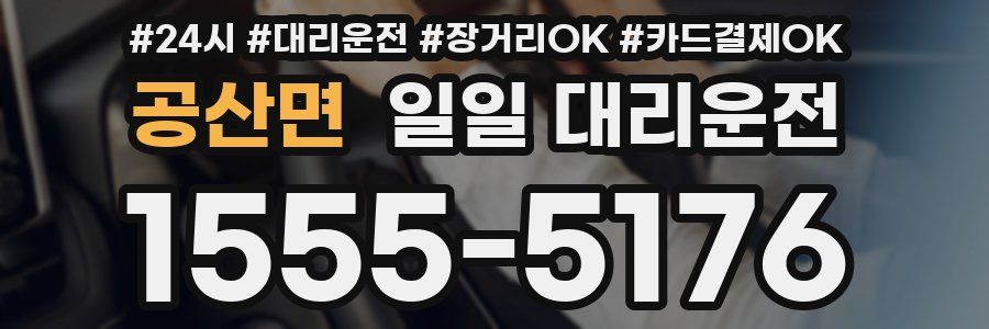 공산면 일일 대리운전