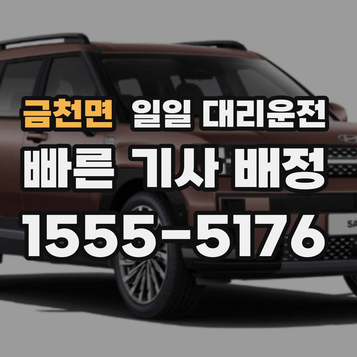 금천면 일일 대리운전