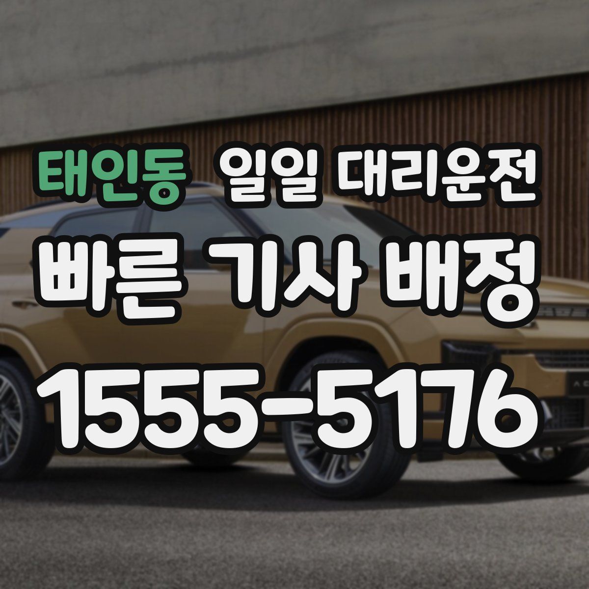 태인동 일일 대리운전