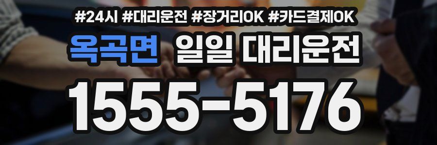 옥곡면 일일 대리운전