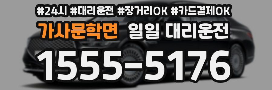 가사문학면 일일 대리운전