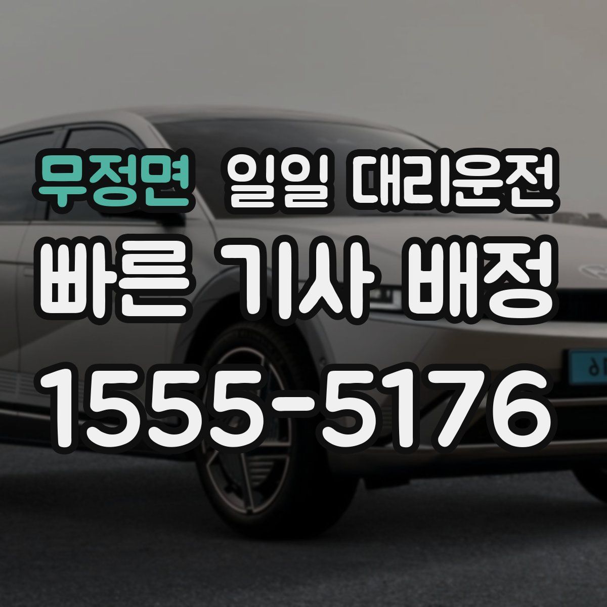 무정면 일일 대리운전