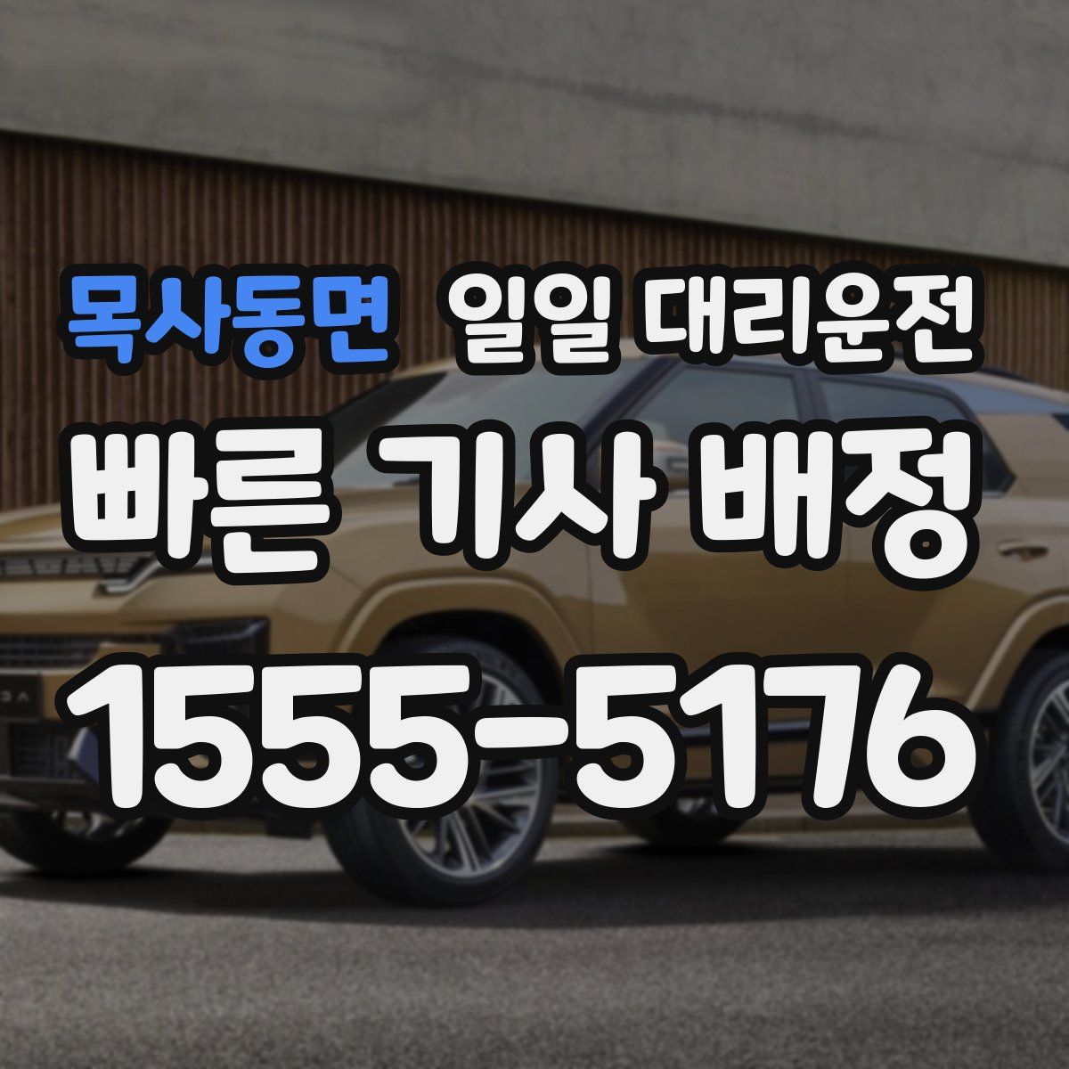 목사동면 일일 대리운전