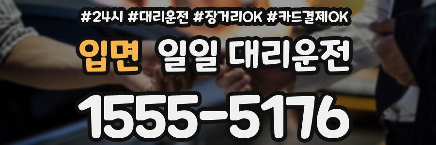 입면 일일 대리운전
