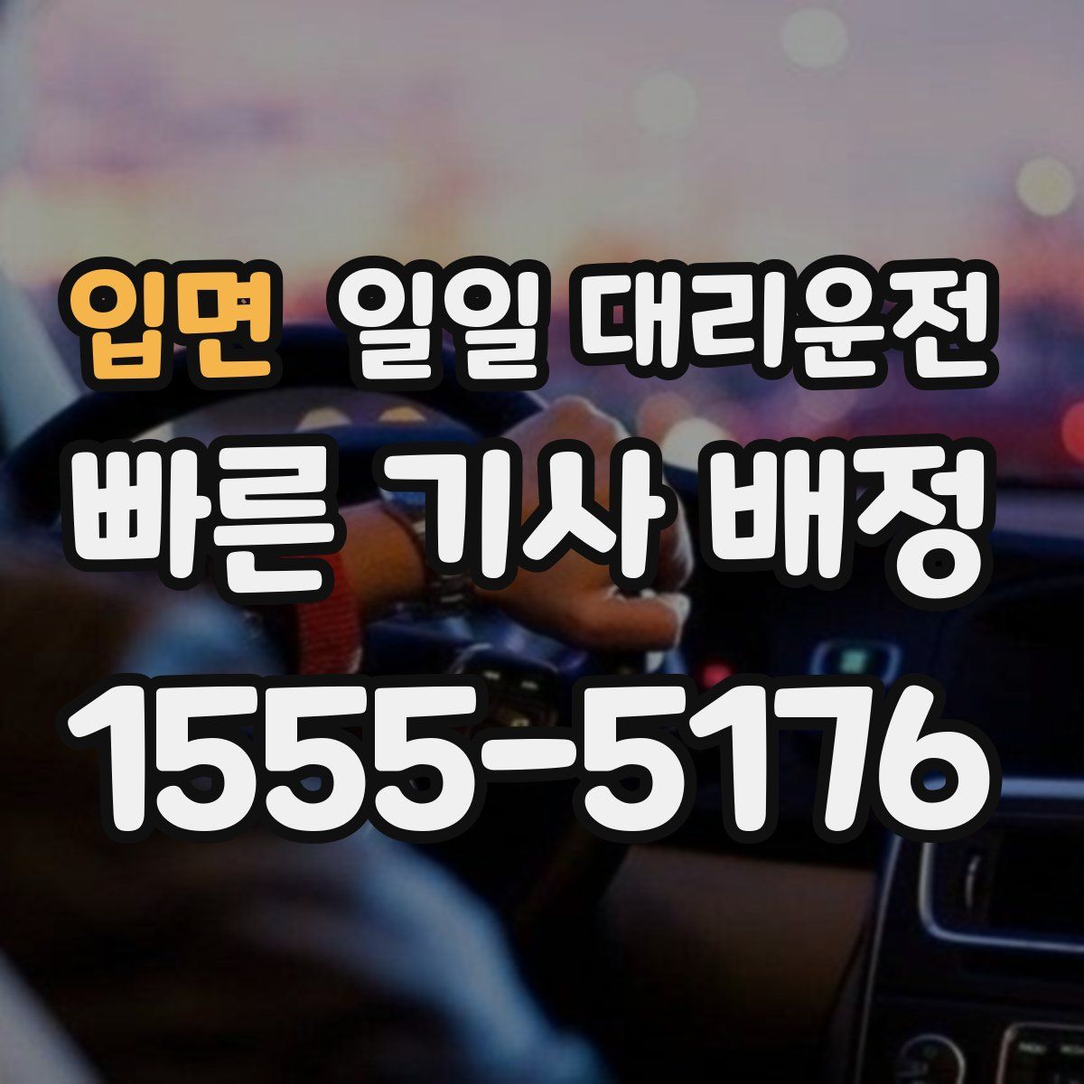 입면 일일 대리운전