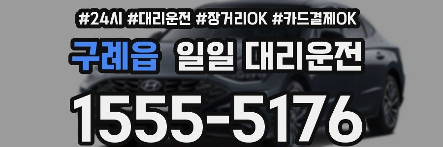 구례읍 일일 대리운전