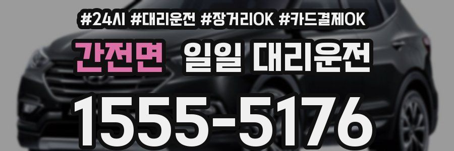간전면 일일 대리운전