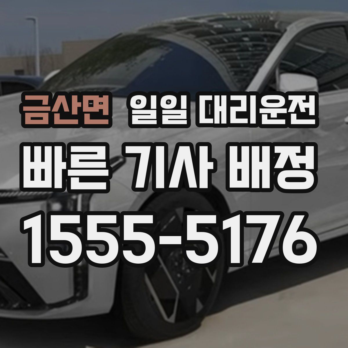 금산면 일일 대리운전