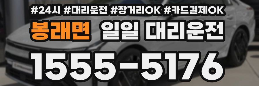 봉래면 일일 대리운전