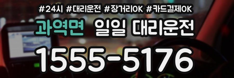 과역면 일일 대리운전