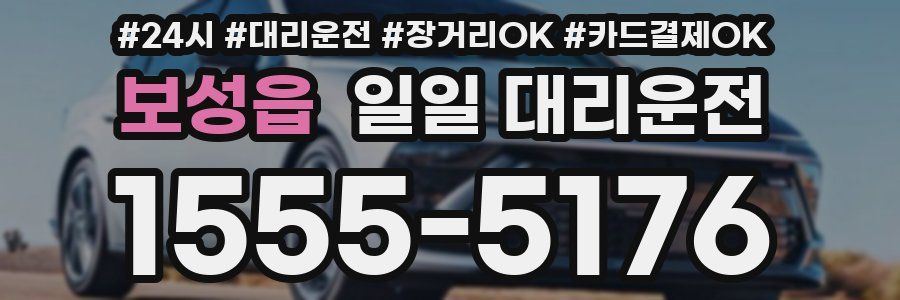 보성읍 일일 대리운전