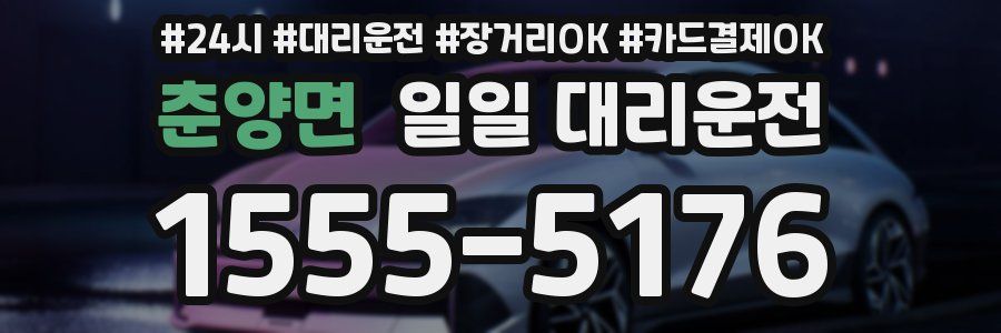 춘양면 일일 대리운전