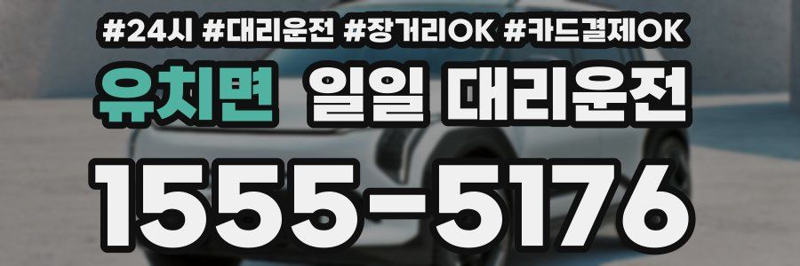 유치면 일일 대리운전