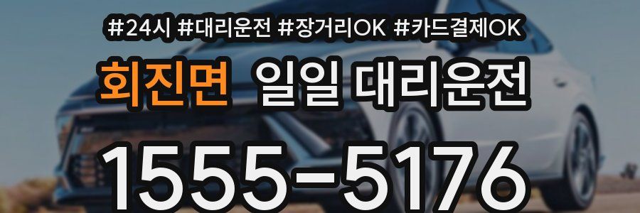 회진면 일일 대리운전