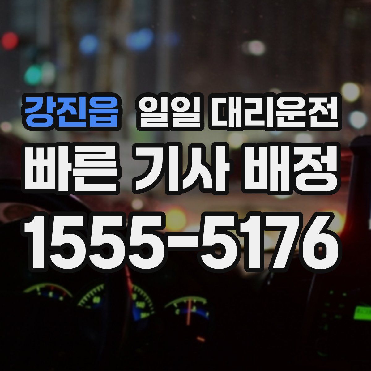 강진읍 일일 대리운전