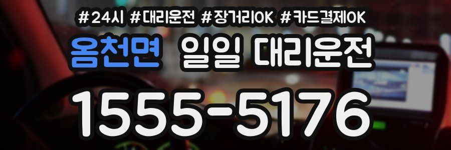 옴천면 일일 대리운전