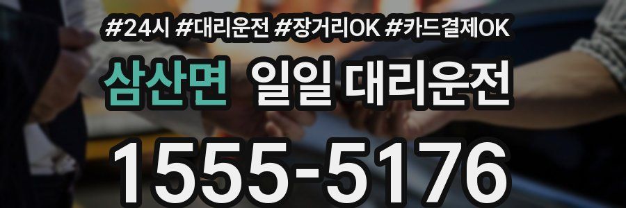 삼산면 일일 대리운전