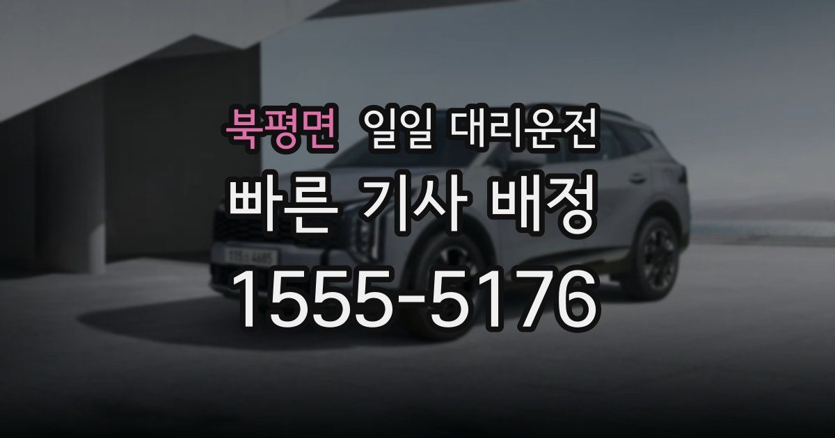 북평면 일일 대리운전