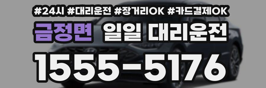 금정면 일일 대리운전