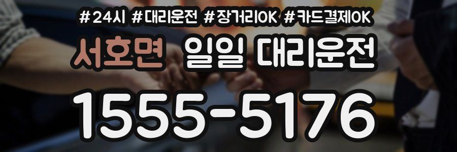 서호면 일일 대리운전
