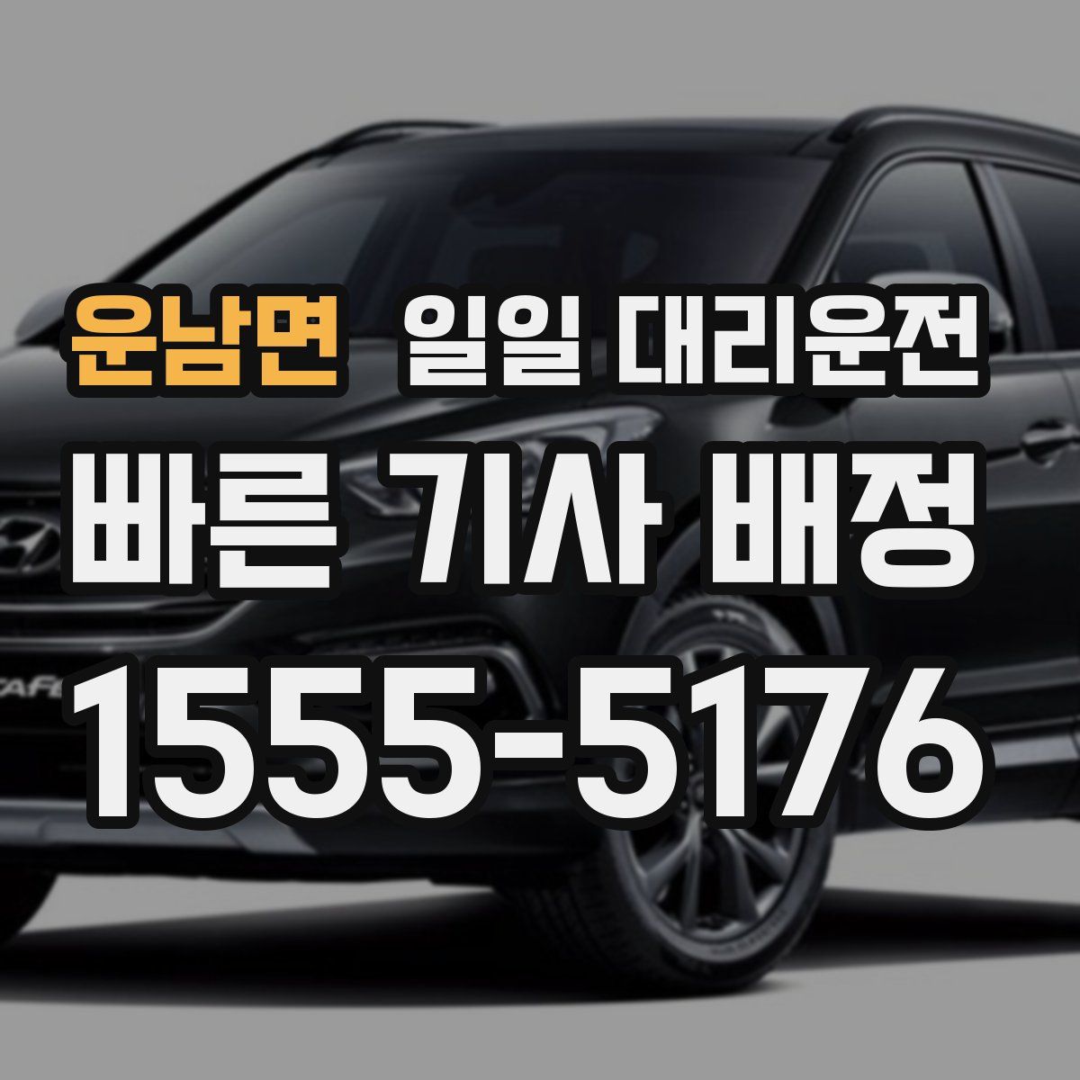 운남면 일일 대리운전