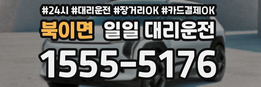 북이면 일일 대리운전