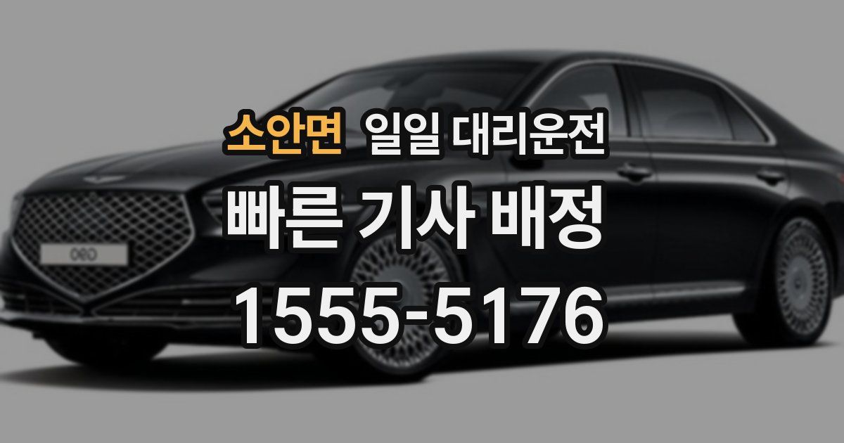 소안면 일일 대리운전