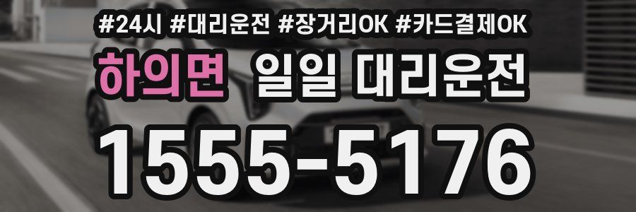 하의면 일일 대리운전