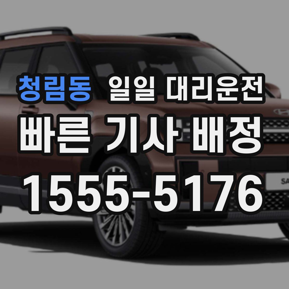 청림동 일일 대리운전
