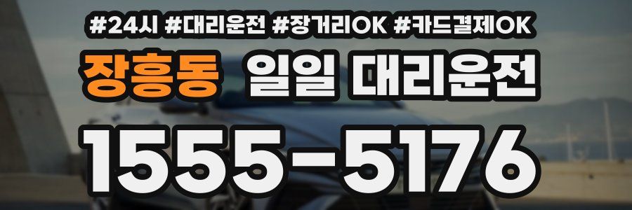 장흥동 일일 대리운전