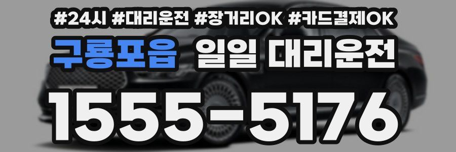 구룡포읍 일일 대리운전