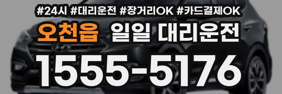 오천읍 일일 대리운전