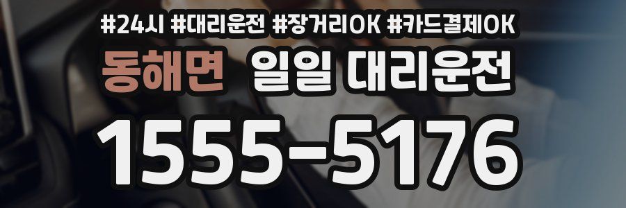 동해면 일일 대리운전
